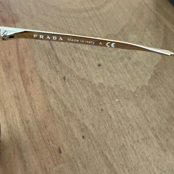 Prada Cat Eye Tortoise Metal Gold Frame Sunglasses - Picture 8 of 10